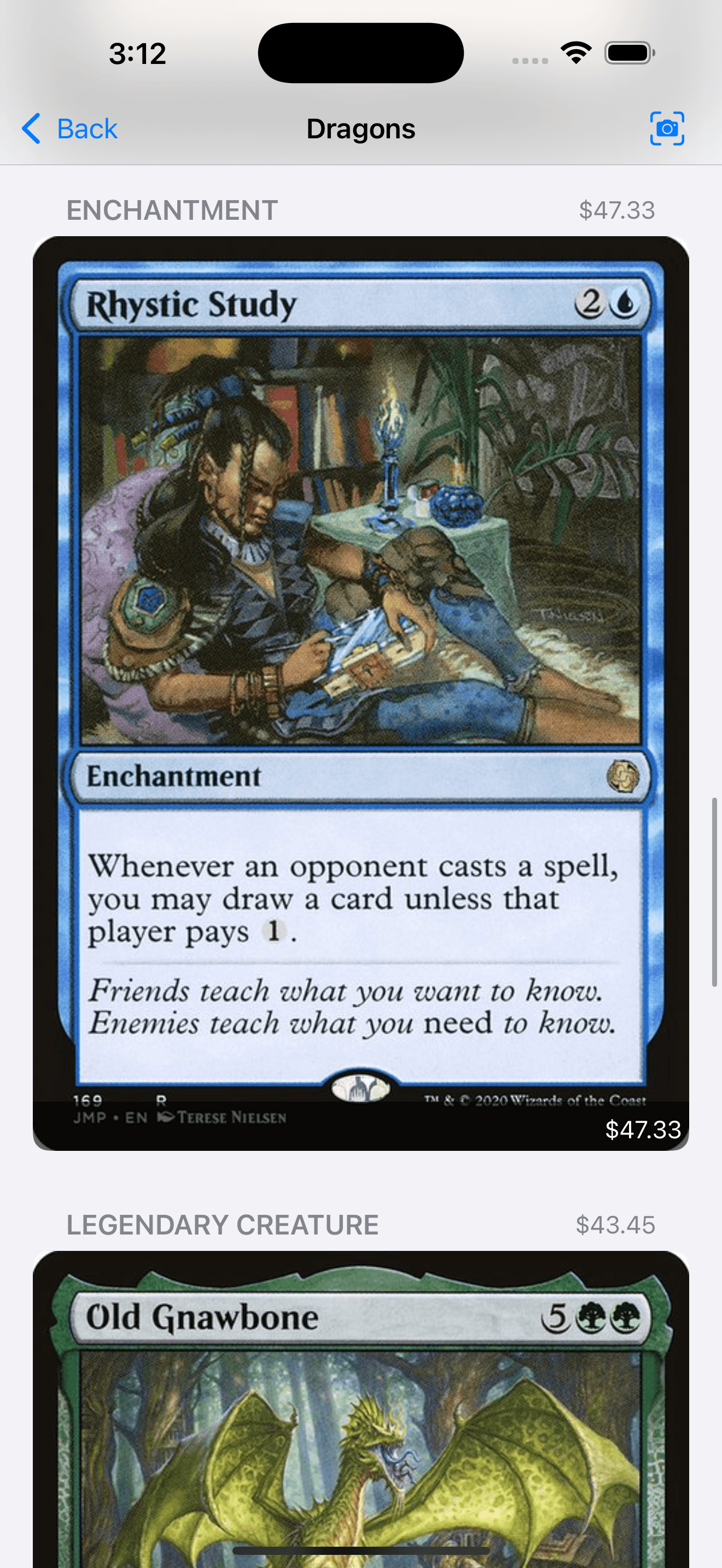 CardStream App – Collection Scanner